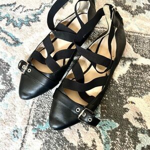 Nine West ballet buckle flats